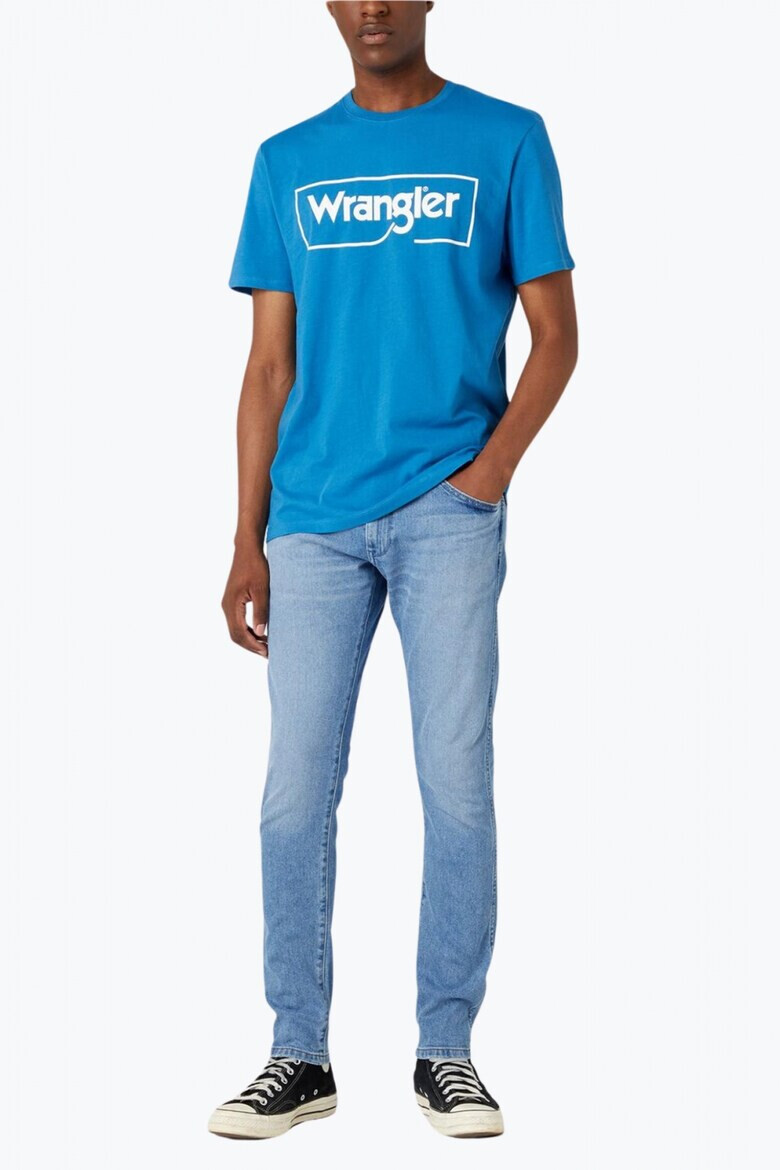 Wrangler Blugi barbati Bryson cu croiala Skinny si talie joasa albastru 53274 - Pled.ro