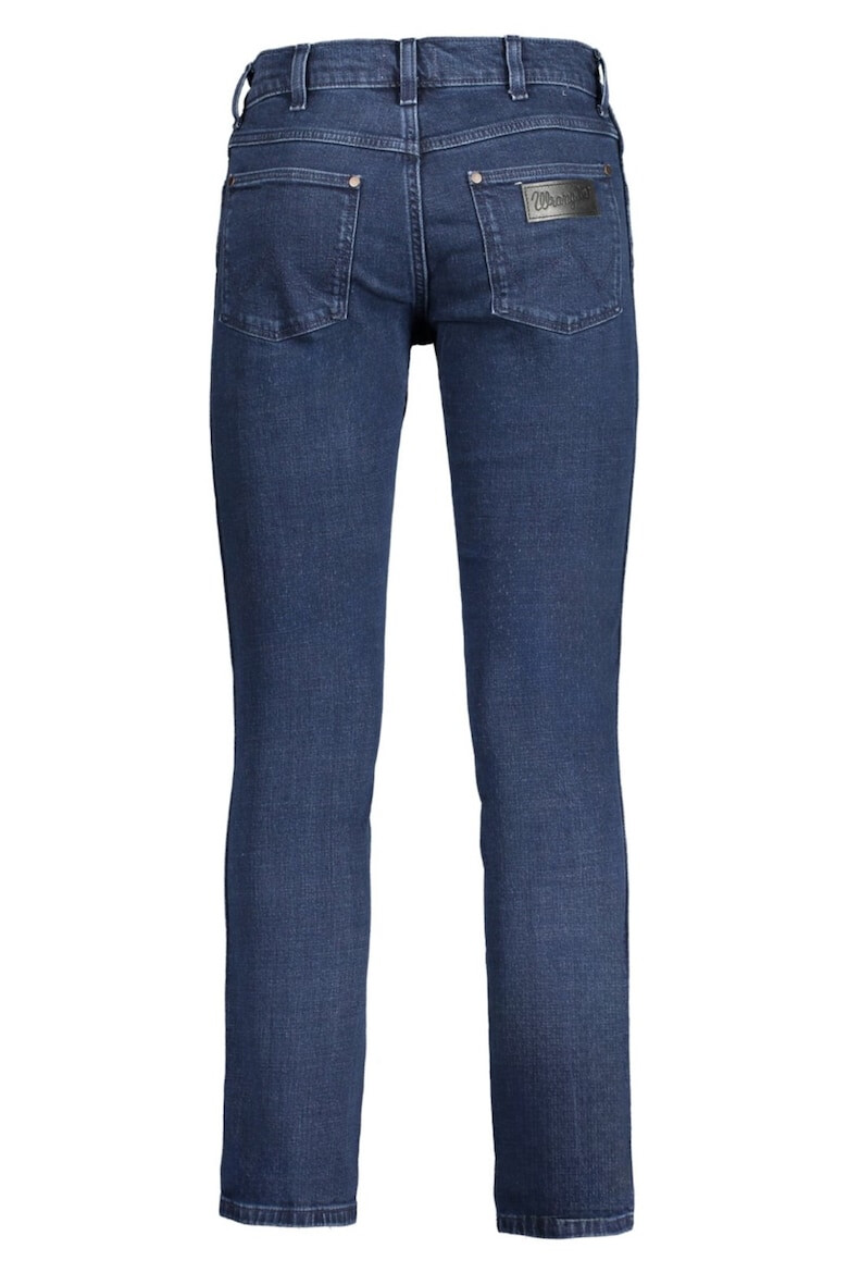 Wrangler Blugi barbati Larston cu talie medie si croiala Slim fit Albastru inchis - Pled.ro