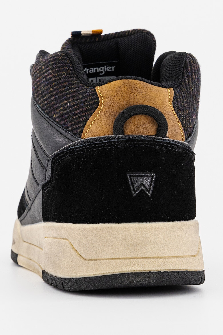 Wrangler Pantofi sport mid-high de piele ecologica si piele intoarsa - Pled.ro