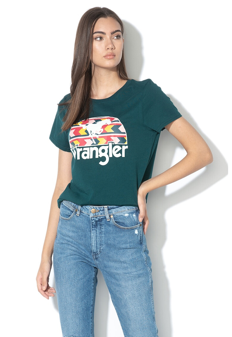 Wrangler Tricou cu imprimeu logo - Pled.ro