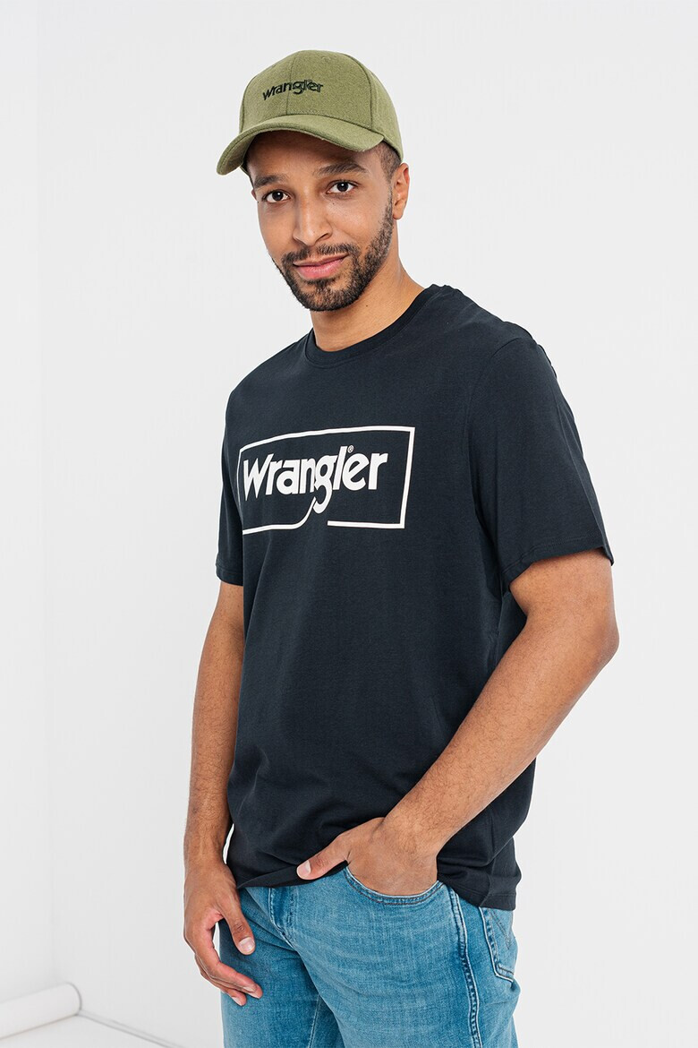 Wrangler Tricou regular fit cu imprimeu logo - Pled.ro