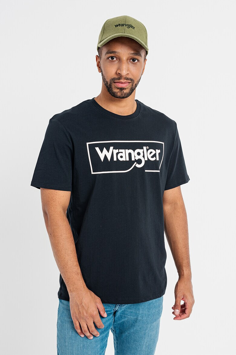 Wrangler Tricou regular fit cu imprimeu logo - Pled.ro