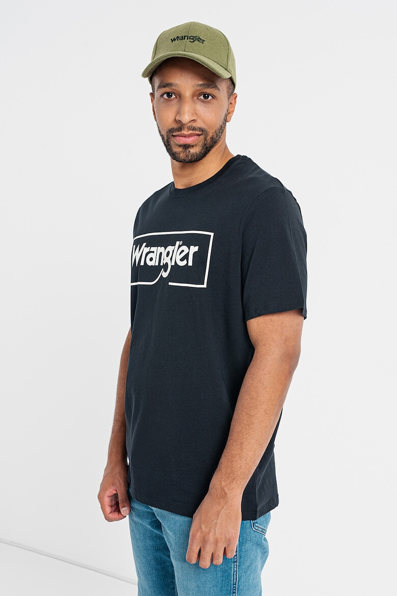 Wrangler Tricou regular fit cu imprimeu logo - Pled.ro