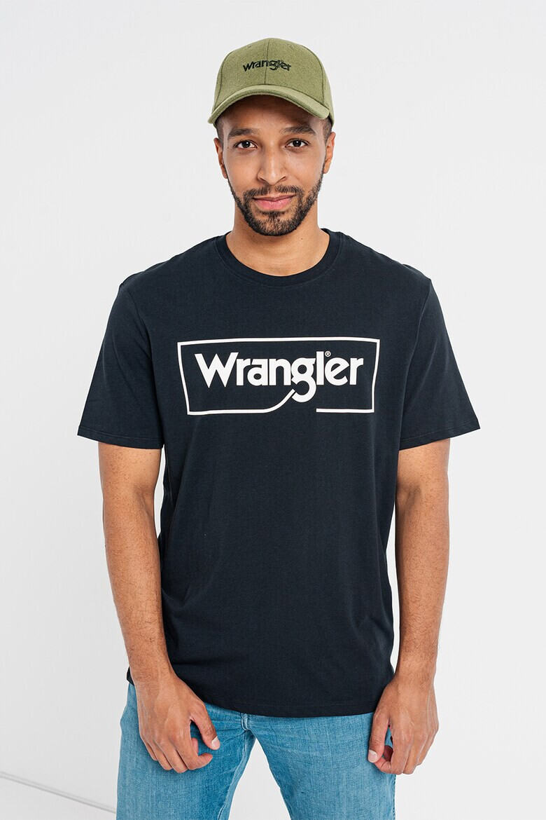 Wrangler Tricou regular fit cu imprimeu logo - Pled.ro