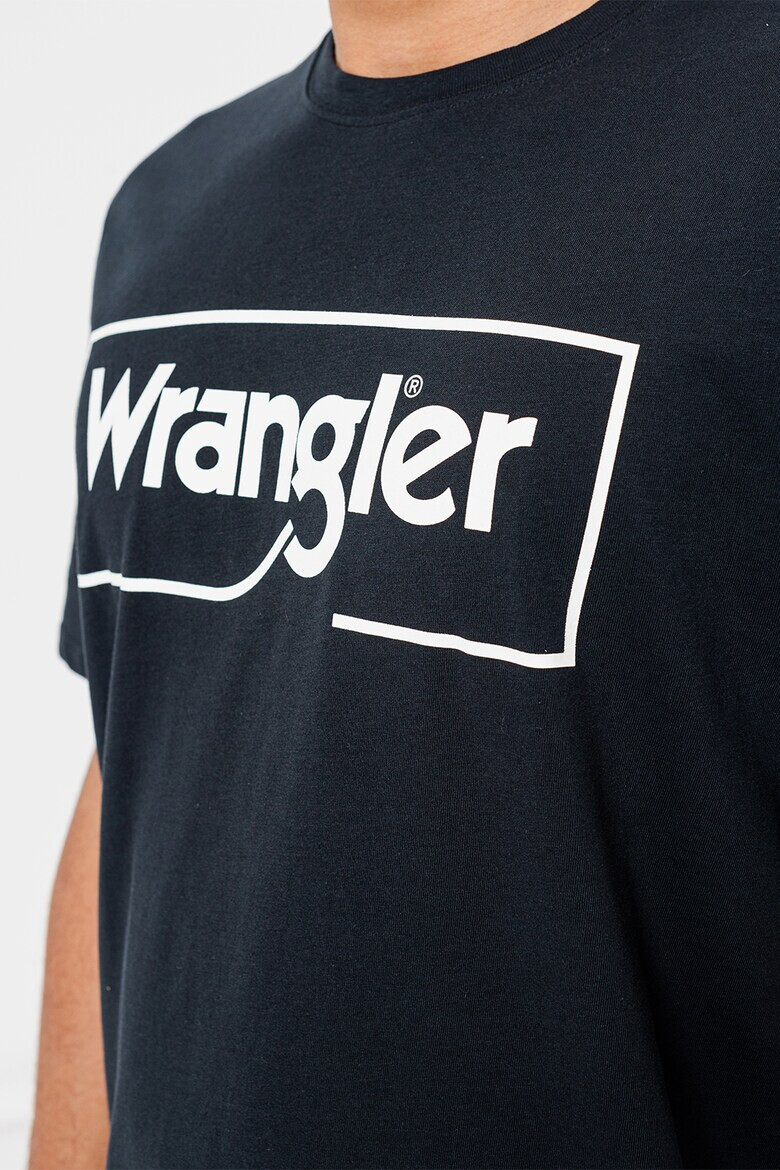 Wrangler Tricou regular fit cu imprimeu logo - Pled.ro