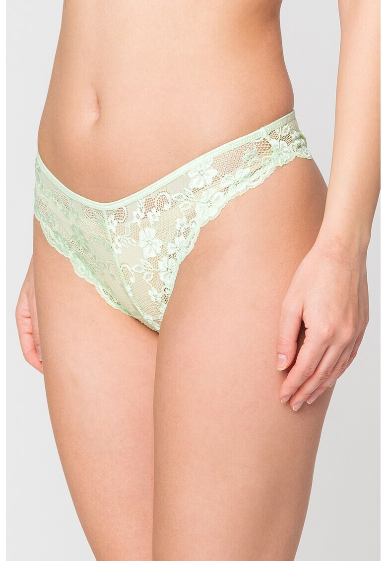 Yamamay Chiloti brazilieni transparenti de dantela - Pled.ro