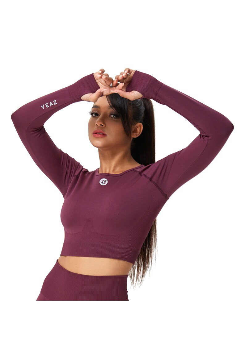 YEAZ Bluza crop pentru antrenament Legend - Pled.ro