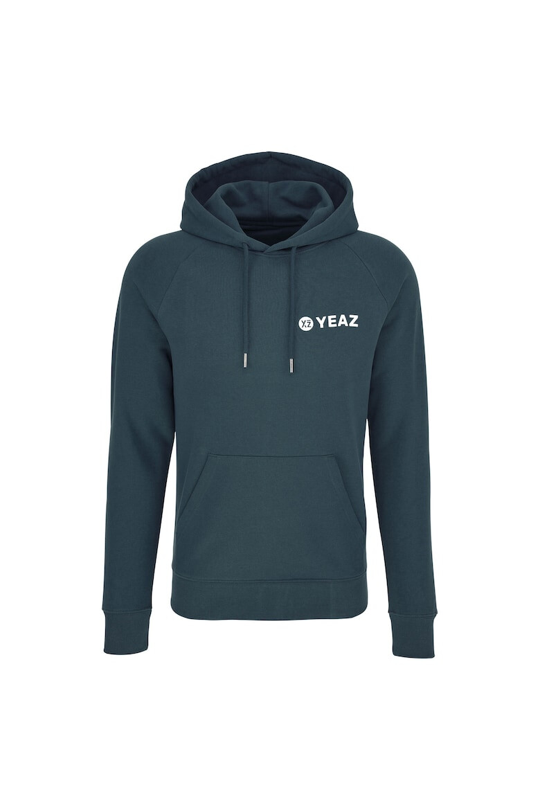 YEAZ Hanorac unisex din amestec de bumbac organic cu imprimeu logo CUSHER 29541 - Pled.ro