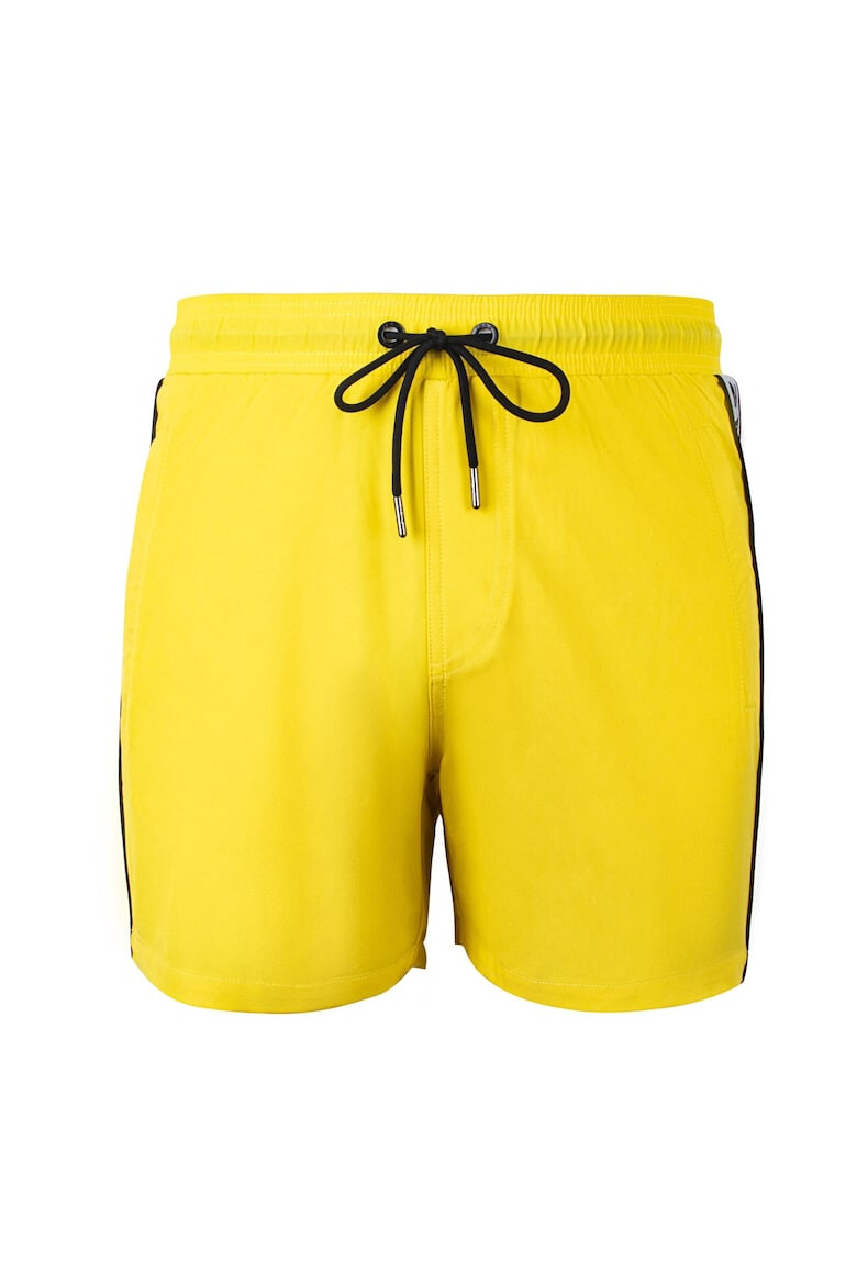 YEAZ Pantaloni scurti de baie cu logo lateral si buzunare cu fermoar Seabeat 28987 - Pled.ro