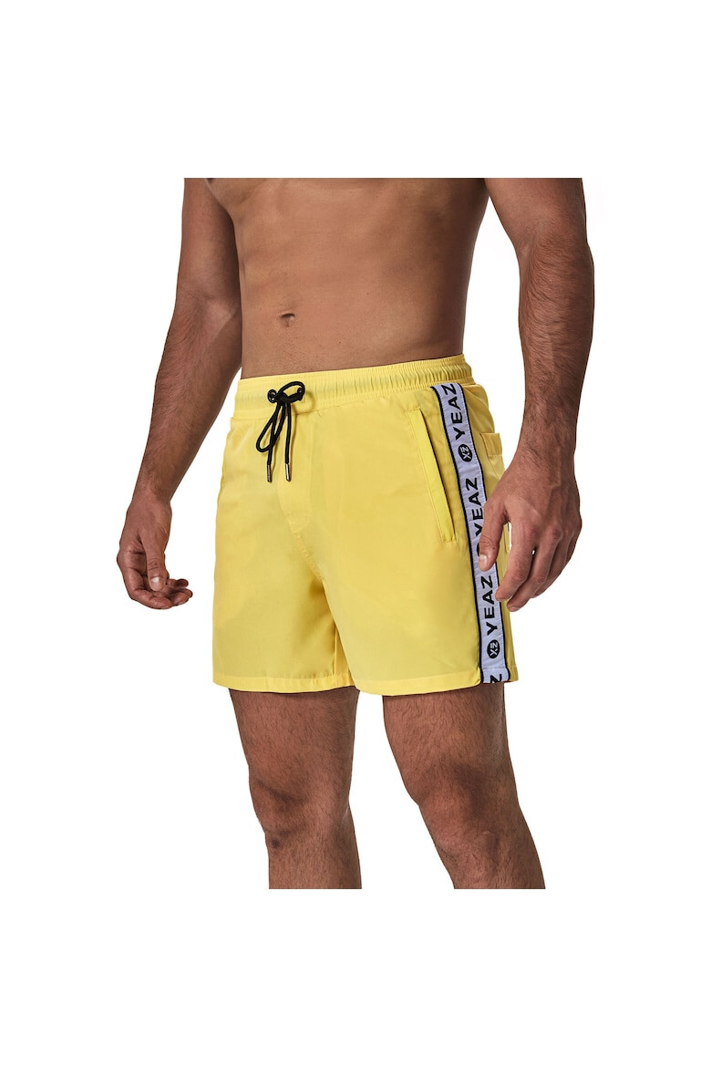 YEAZ Pantaloni scurti de baie cu logo lateral si buzunare cu fermoar Seabeat 28987 - Pled.ro