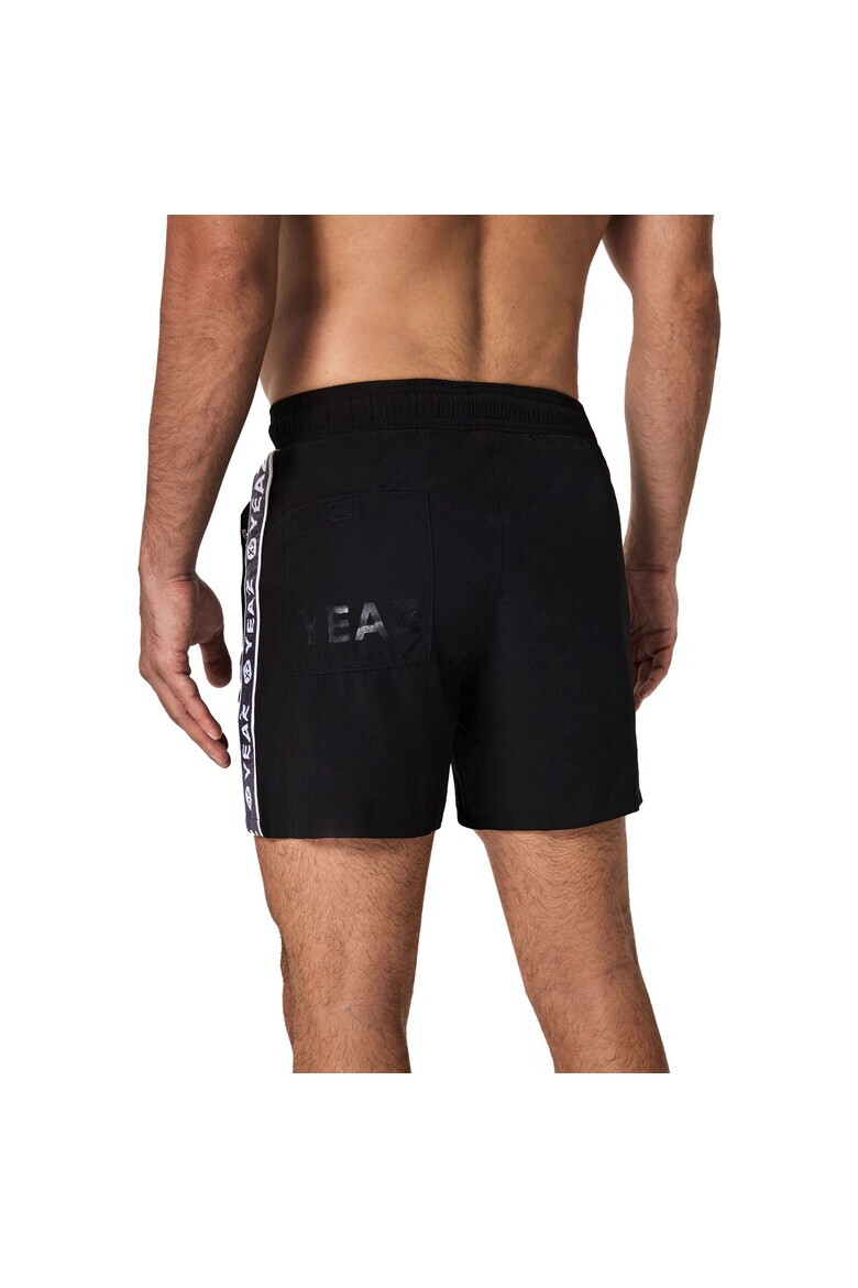 YEAZ Pantaloni scurti de baie cu logo lateral si buzunare cu fermoar Seabeat 28987 - Pled.ro