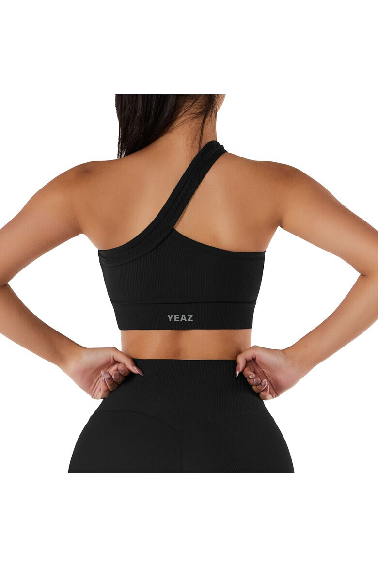 YEAZ Top crop cu decolteu pe un umar pentru fitness Adore - Pled.ro