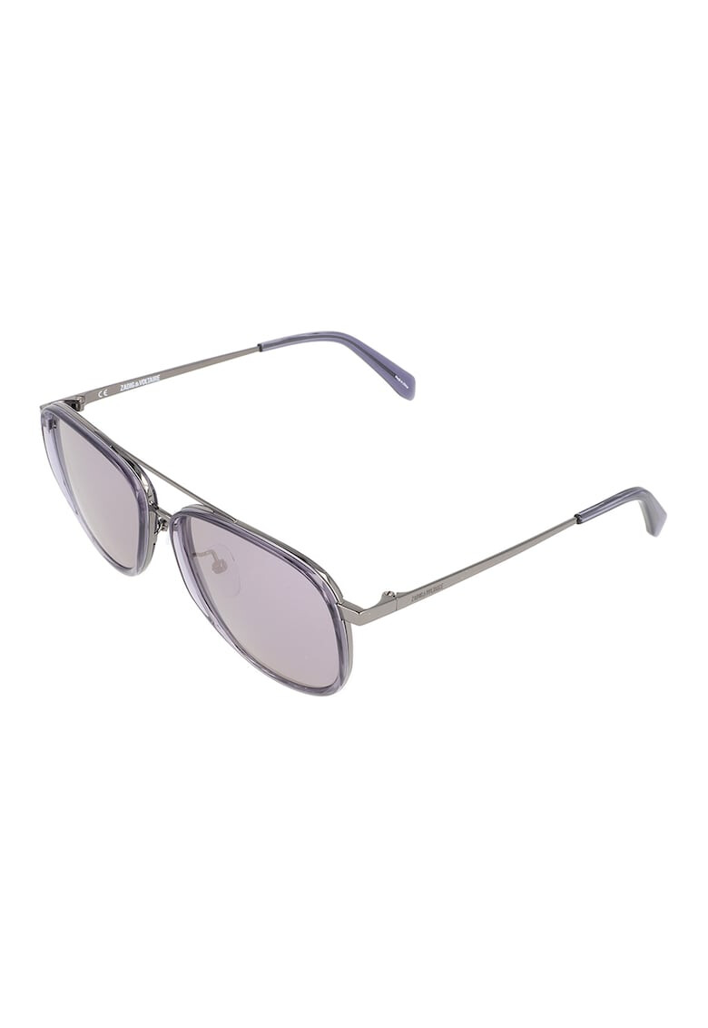 Zadig & Voltaire Ochelari de soare aviator cu logo discret - Pled.ro