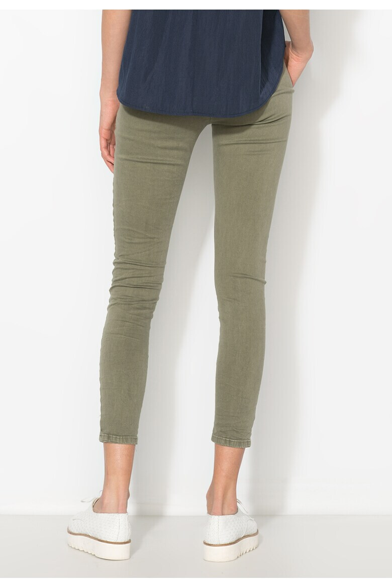 Zee Lane Denim Pantaloni verde camuflaj - Pled.ro