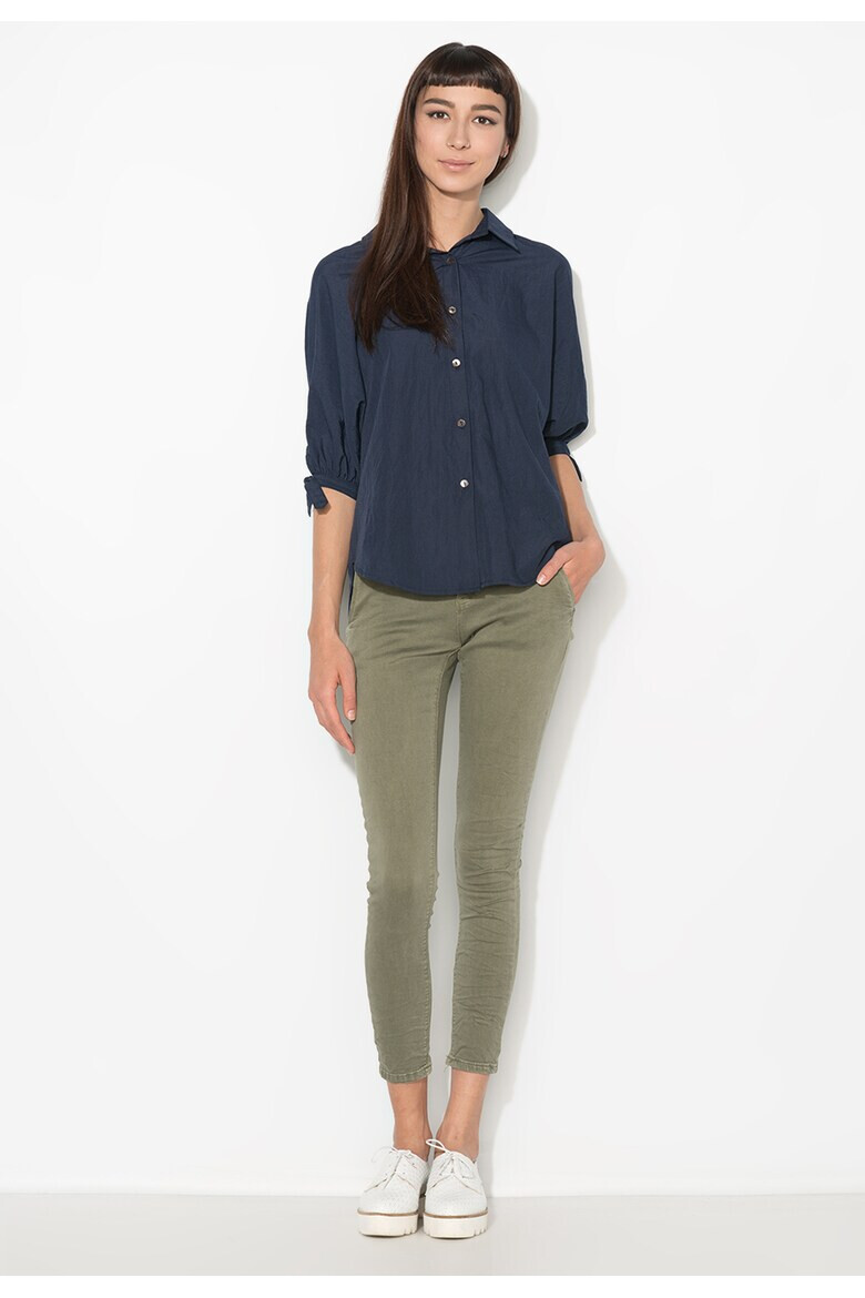 Zee Lane Denim Pantaloni verde camuflaj - Pled.ro