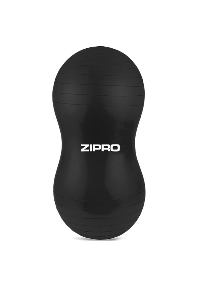 Zipro Minge fitness/yoga/pilates Peanut 45 cm anti-burst negru - Pled.ro