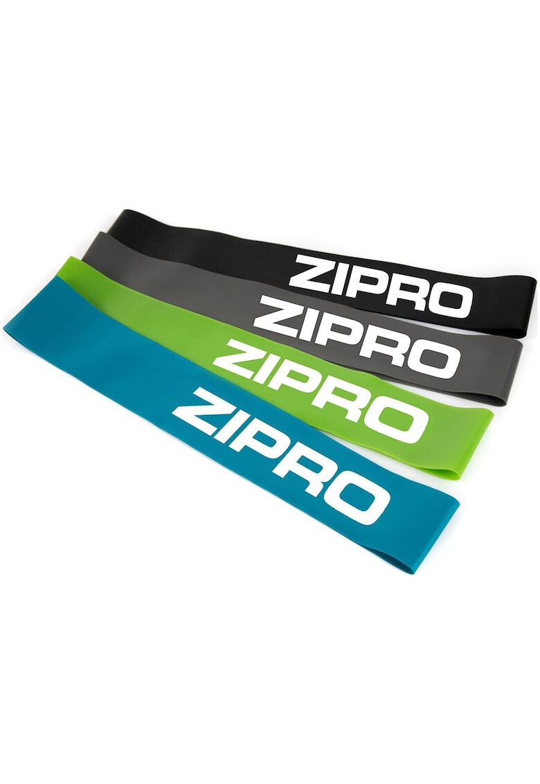 Zipro Set 4 benzi elastice rezistenta 4.5-18 kg 61 cm - Pled.ro