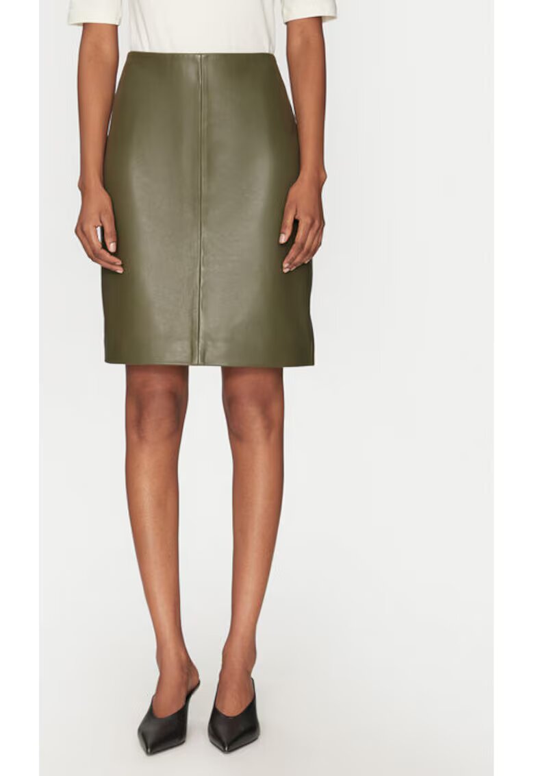 2NDDAY Fusta dama - 305214386 - Piele naturala - Verde - Verde