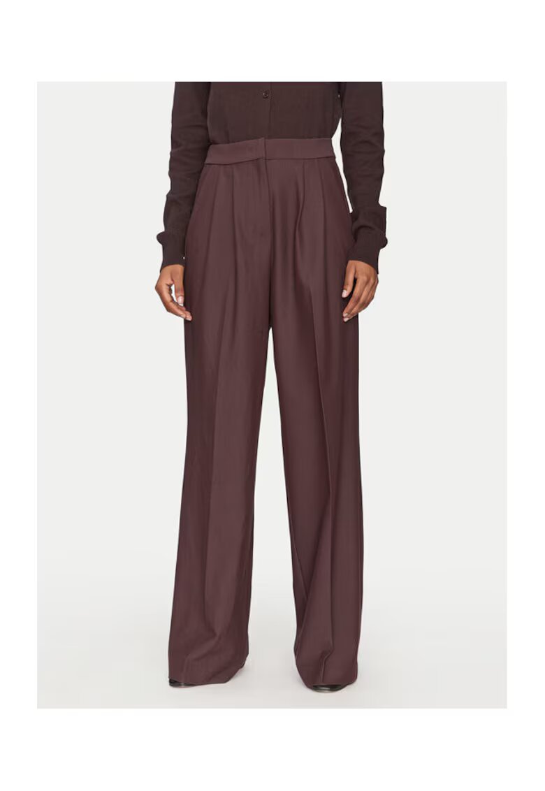 2NDDAY Pantaloni dama - 305214348 - Poliester/Viscoza - Maro - Maro