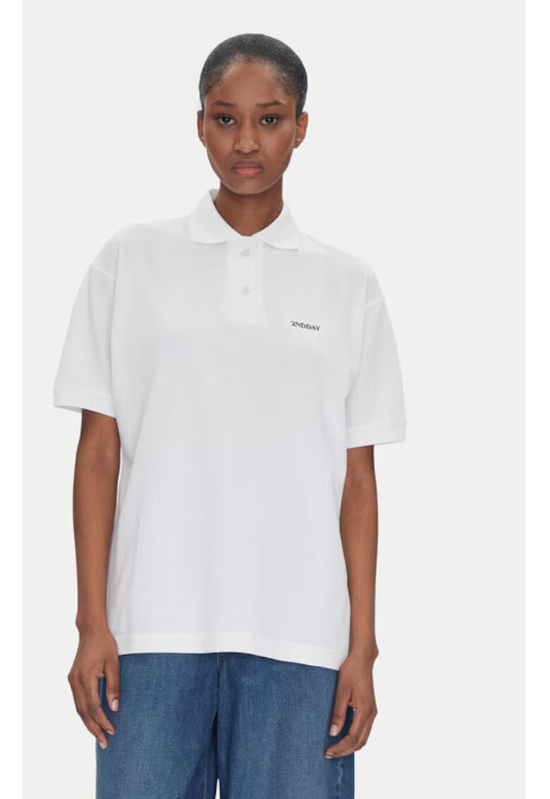 2NDDAY Tricou dama - 305138965 - Bumbac - Alb - Alb
