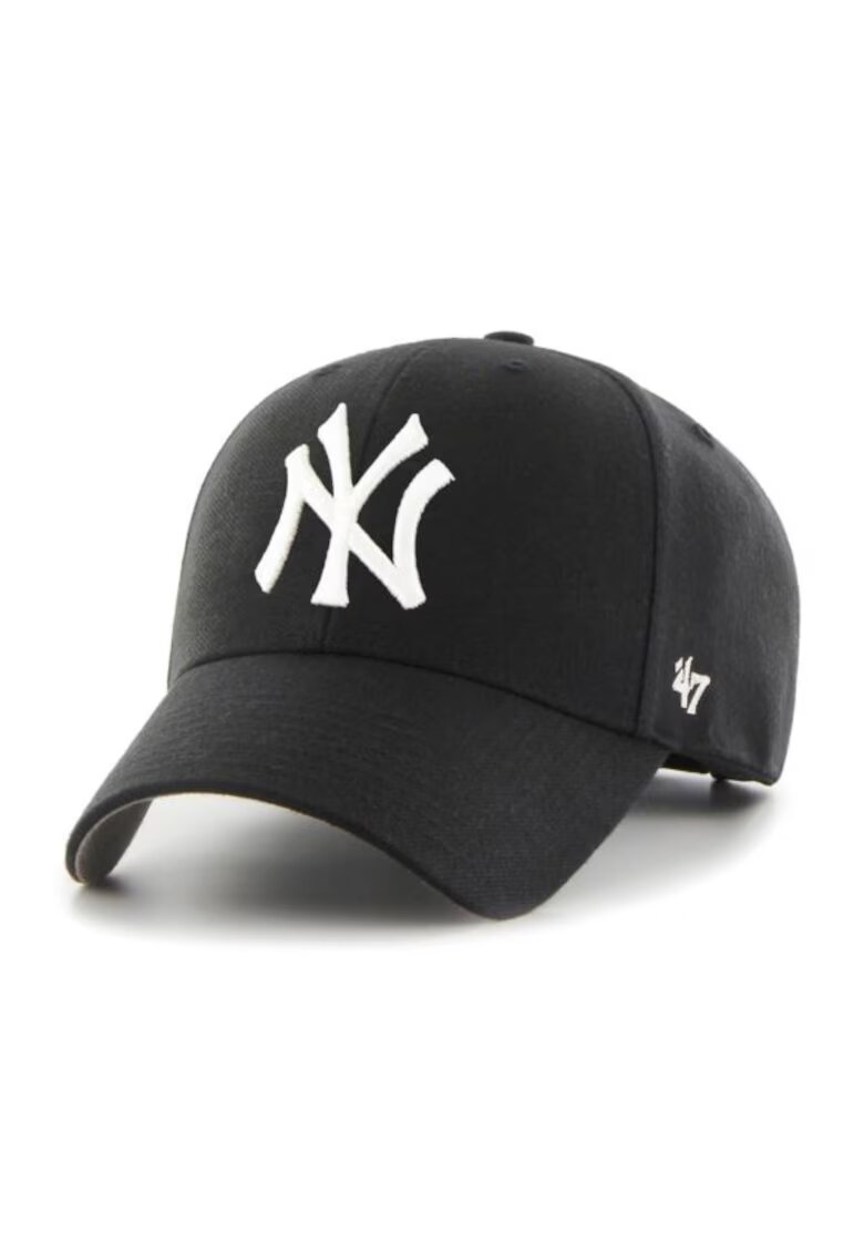 47 Brand Sapca barbati - NEW YORK YANKEES - Reglabila - Bumbac - Negru
