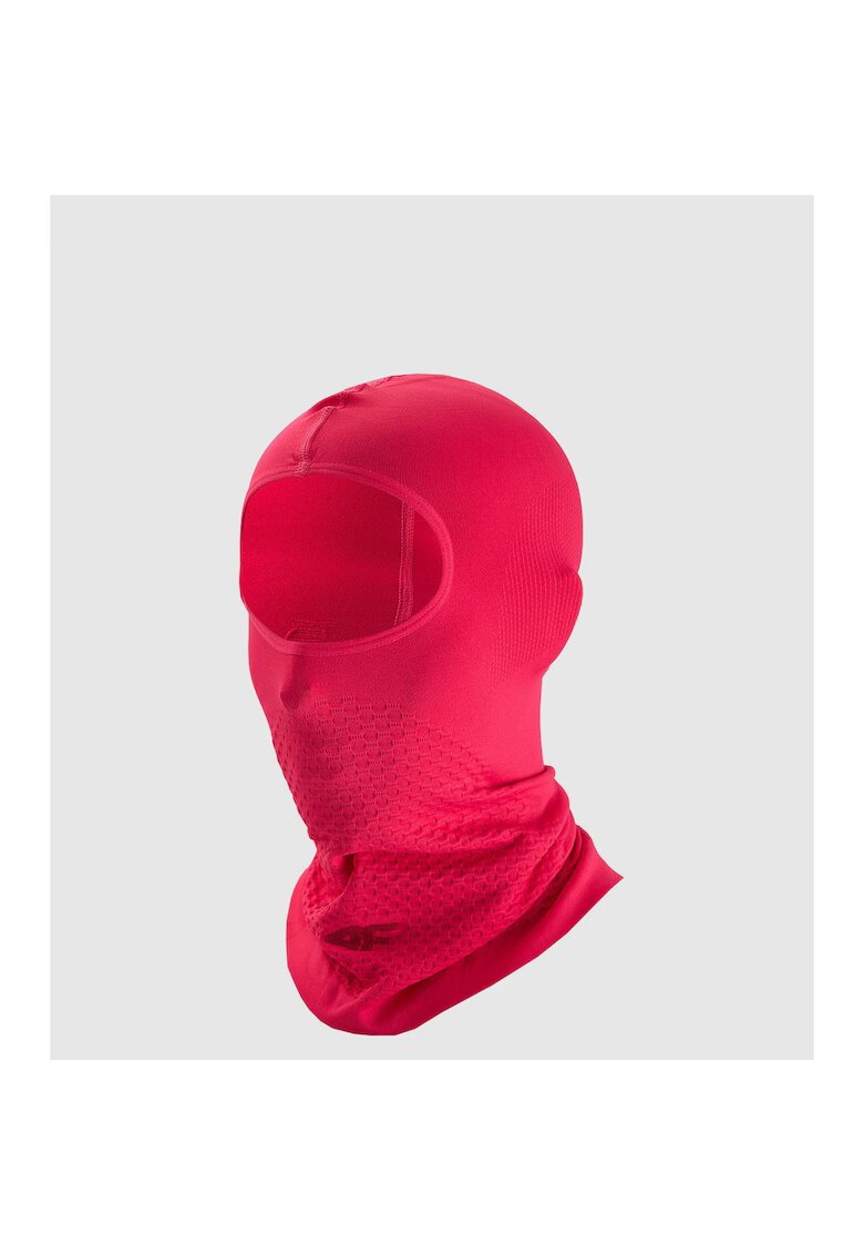 4F Balaclava sport - unisex roz - poliester - fara cusaturi - S/M