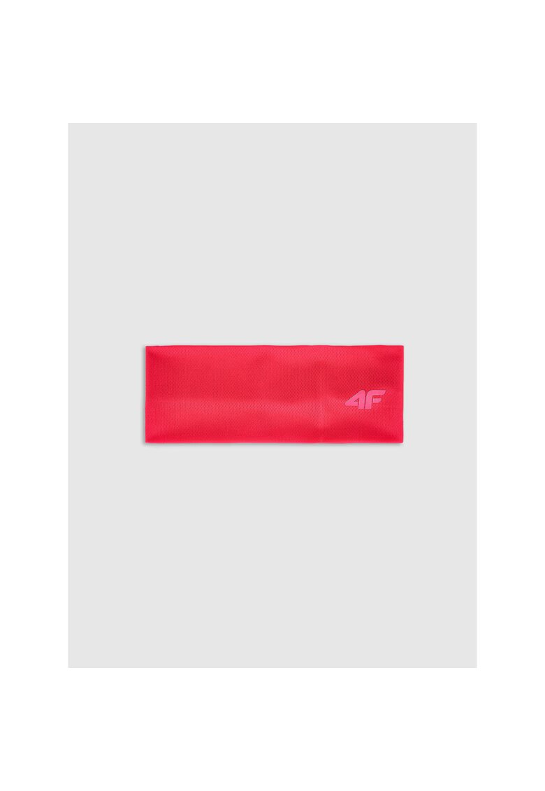 4F Bandana sportiva unisex roz - L/XL - material sintetic - design cu logo