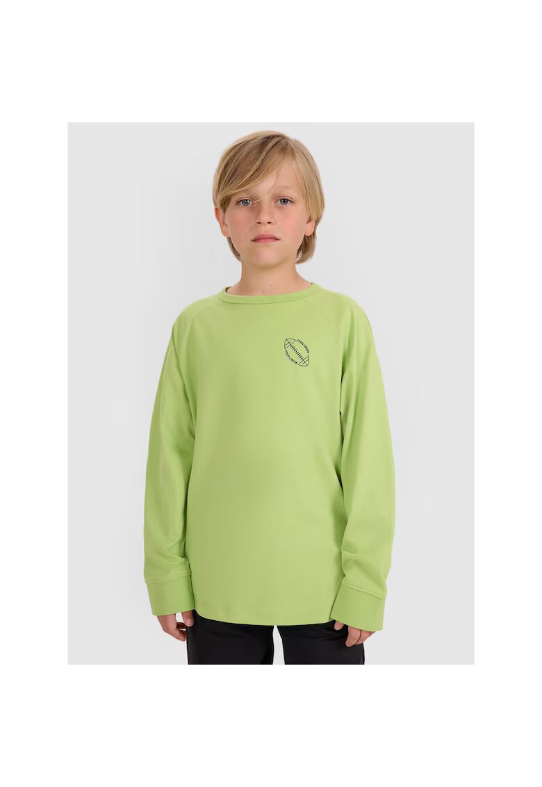 4F Bluza baieti JWAW25TLONM484-45S - - Bumbac - Verde