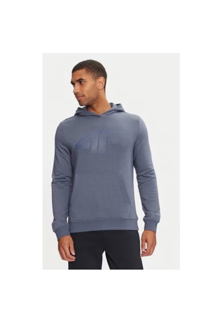 4F Bluza barbati - 303945008 - Bumbac/Poliester - Albastru - Albastru