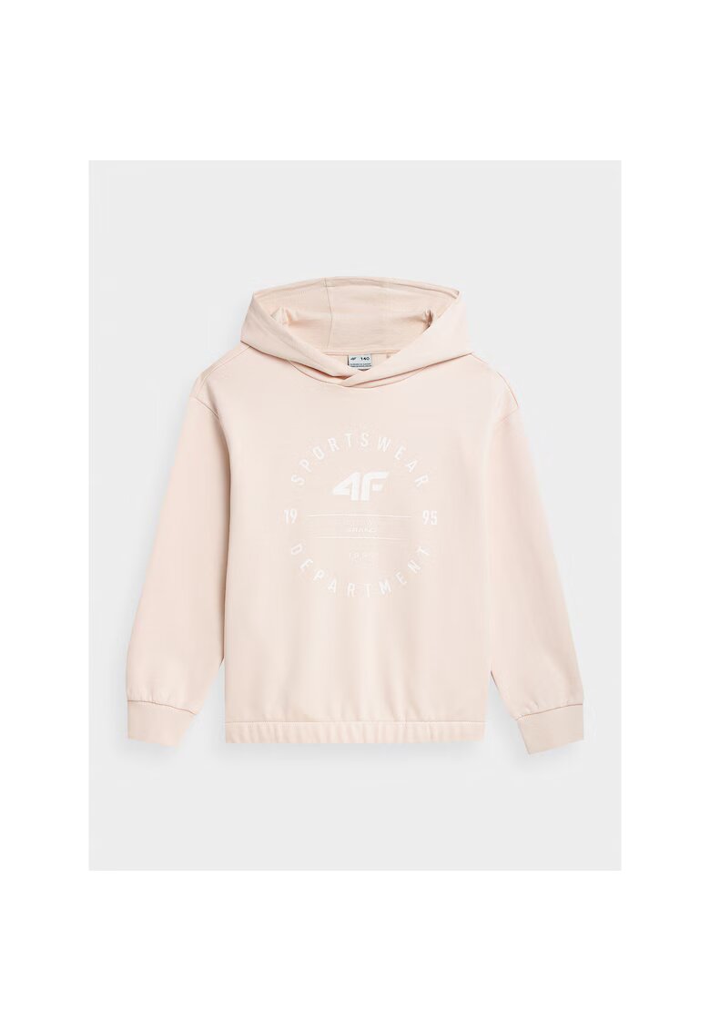 4F Bluza copii - Bumbac - Bej - Bej