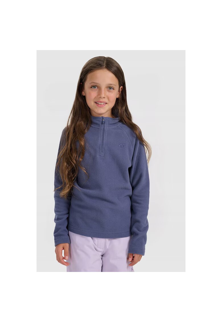 4F Bluza copii - lenjerie Polara - calduroasa - albastru - polar