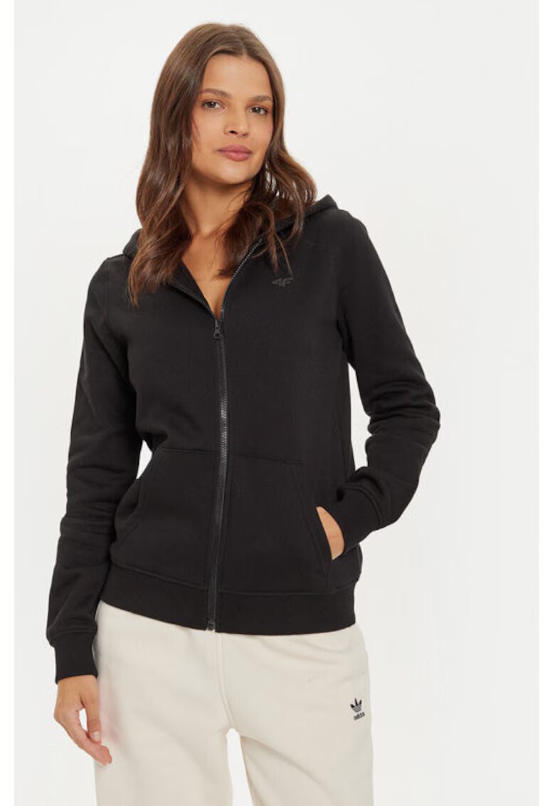 4F Bluza dama - 303942458 - Bumbac/Poliester - Negru - Negru