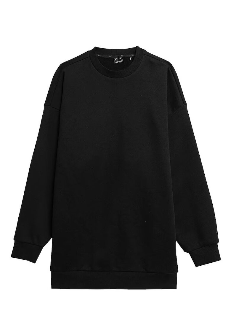 4F Bluza dama Bumbac - Negru - Negru