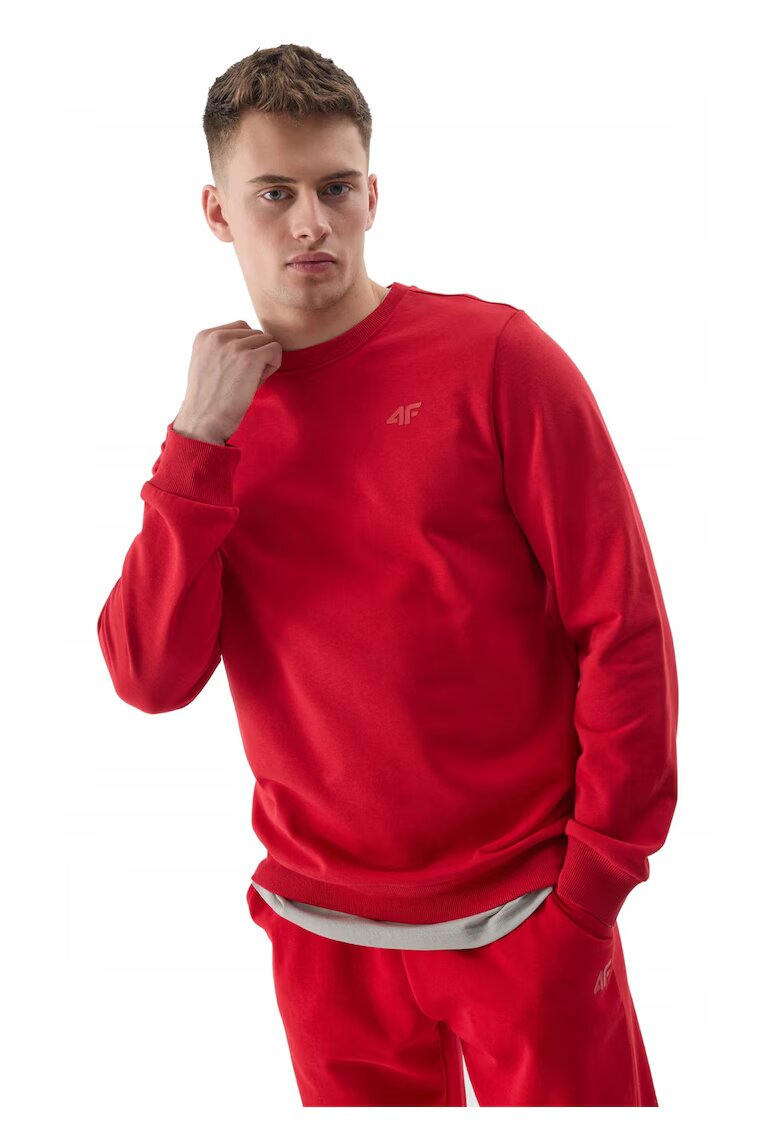 4F Bluza de trening cu detaliu logo