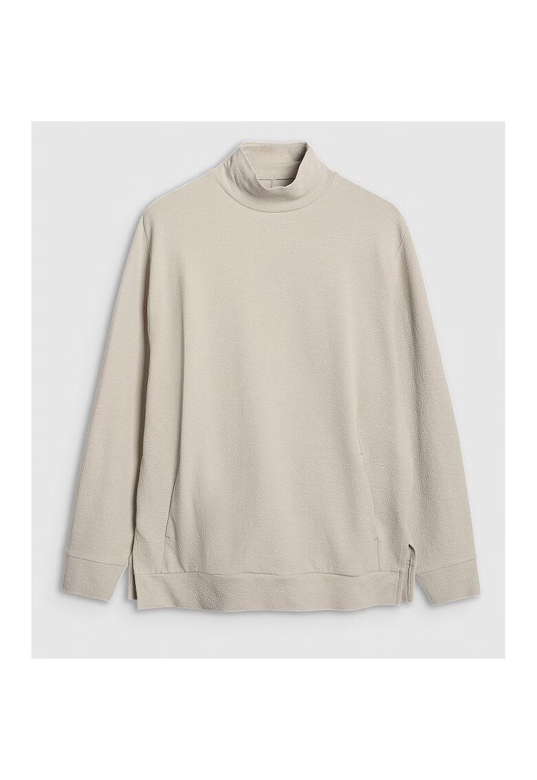 4F Bluza Oversize Crem Yoga Dry - Crem