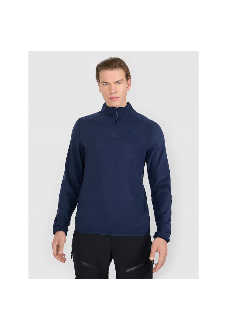 4F Bluza sport barbati poliester - tehnologie Warm - bleumarin - Bleumarin