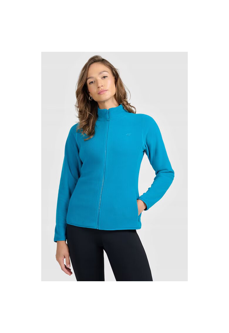 4F Bluza sport dama poliester - albastru