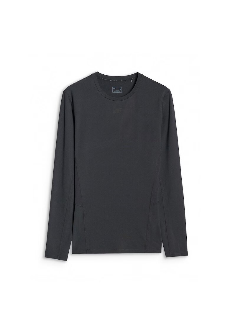 4F Bluza sport de antrenament uscare rapida - negru - material sintetic