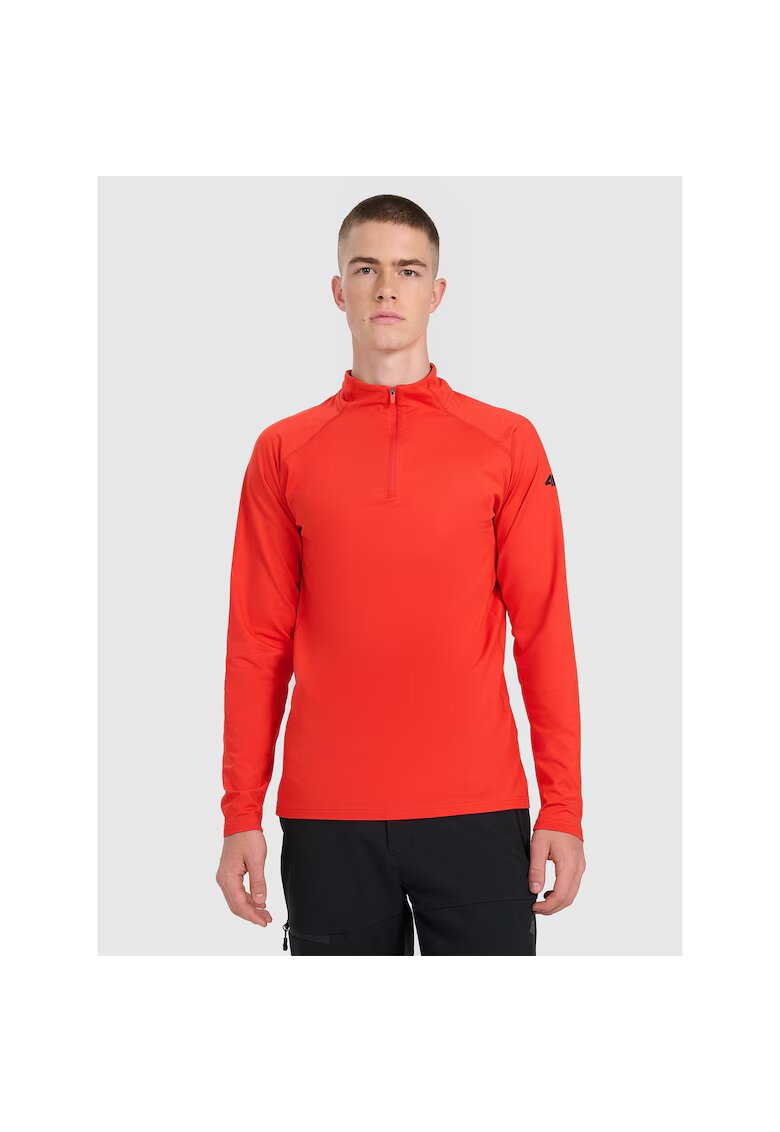 4F Bluza sport lenjerie termica - rosie - tehnologie Warm - barbati