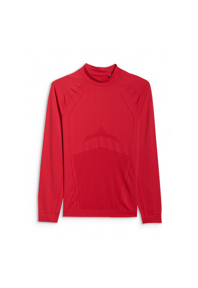 4F Bluza termoactiva barbati - rosu - fara cusaturi - tehnologie Skin