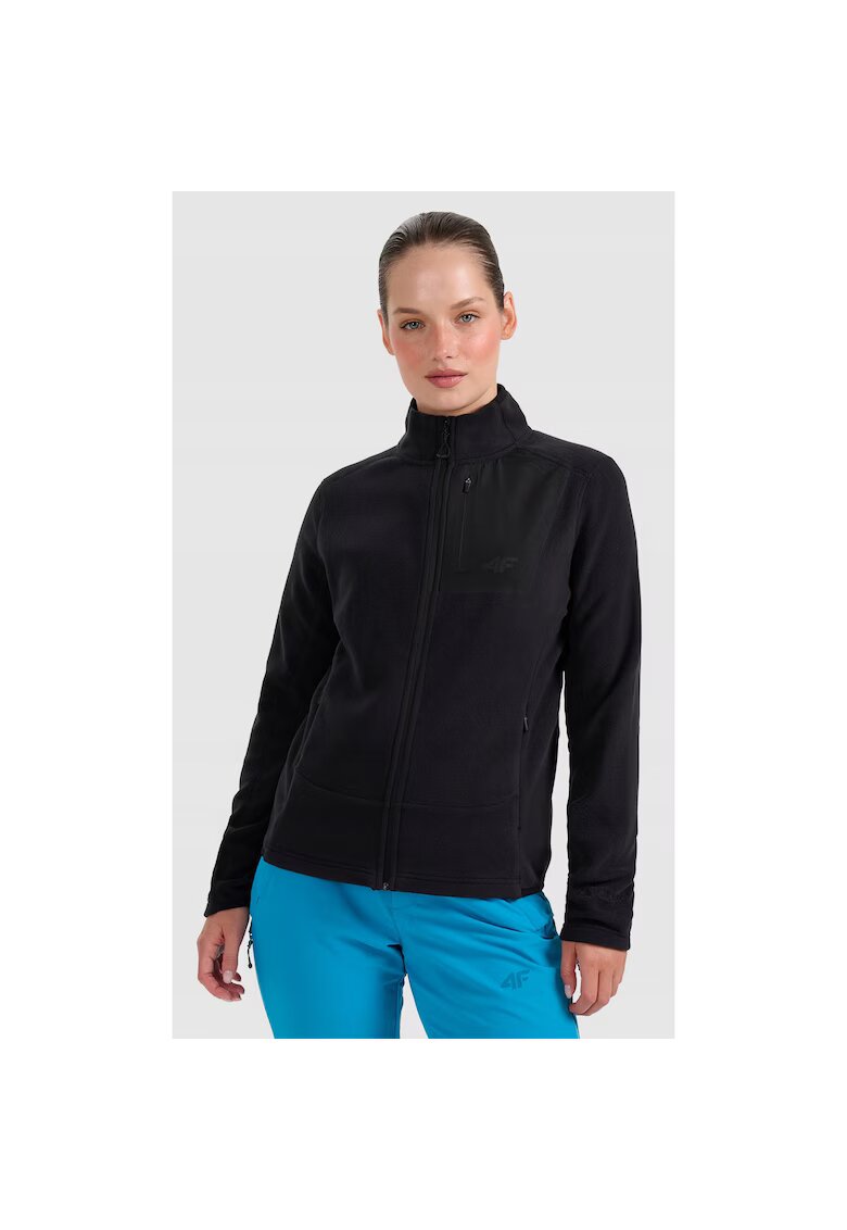 4F Bluza Trekking dama - poliester - negru