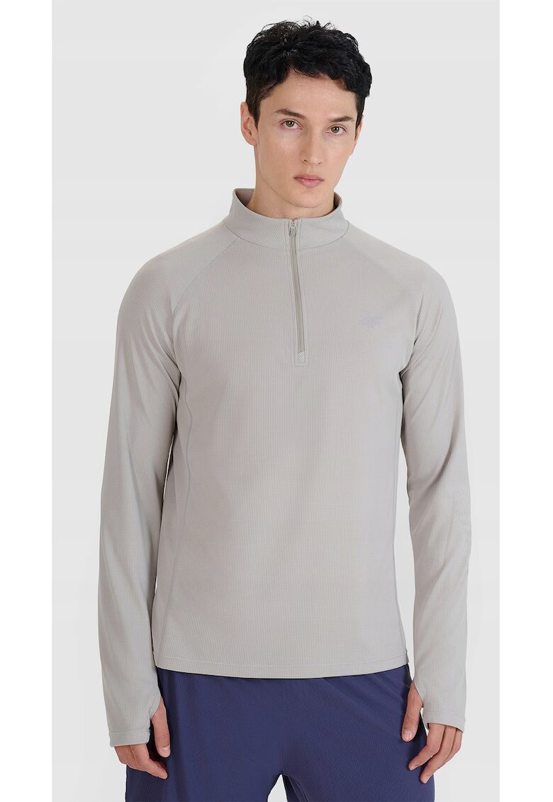 4F Bluza uscare rapida - gri - sintetic - Gri