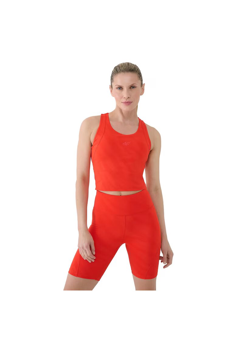 4F Bustiera sport dama WSS25TFSLF413-62S - - Elastan - Rosu