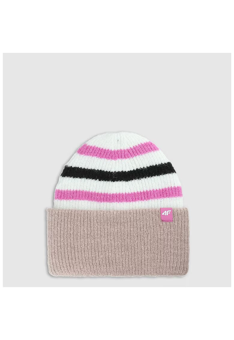 4F Caciula beanie copii - multicolor - universala