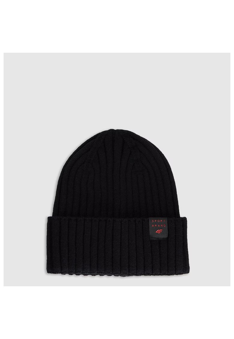 4F Caciula beanie copii - neagra - marime universala