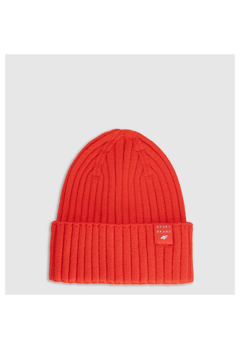 4F Caciula beanie copii - rosie - marime universala