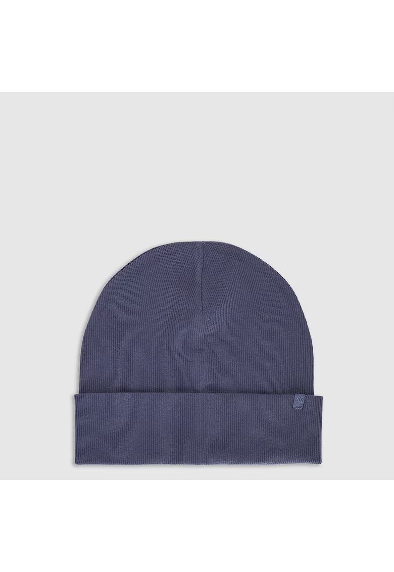 4F Caciula beanie copii - unisex - 95% bumbac - albastra - universala