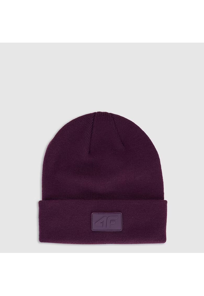 4F Caciula beanie unisex violet - poliester
