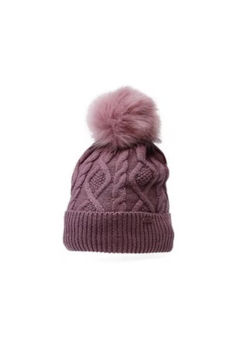 4F Caciula bordo - material sintetic