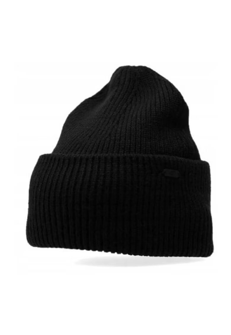 4F Caciula dama Poliester - Negru -